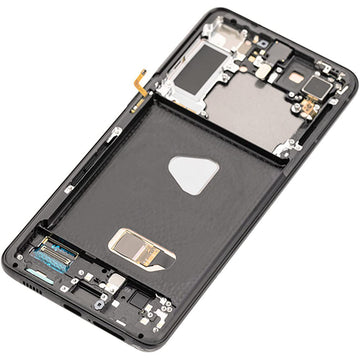 Assemblage d'écran de téléphone mobile  S21 avec cadre  Haute translucidité  Écran tout-en-un  Résistant aux empreintes digitales